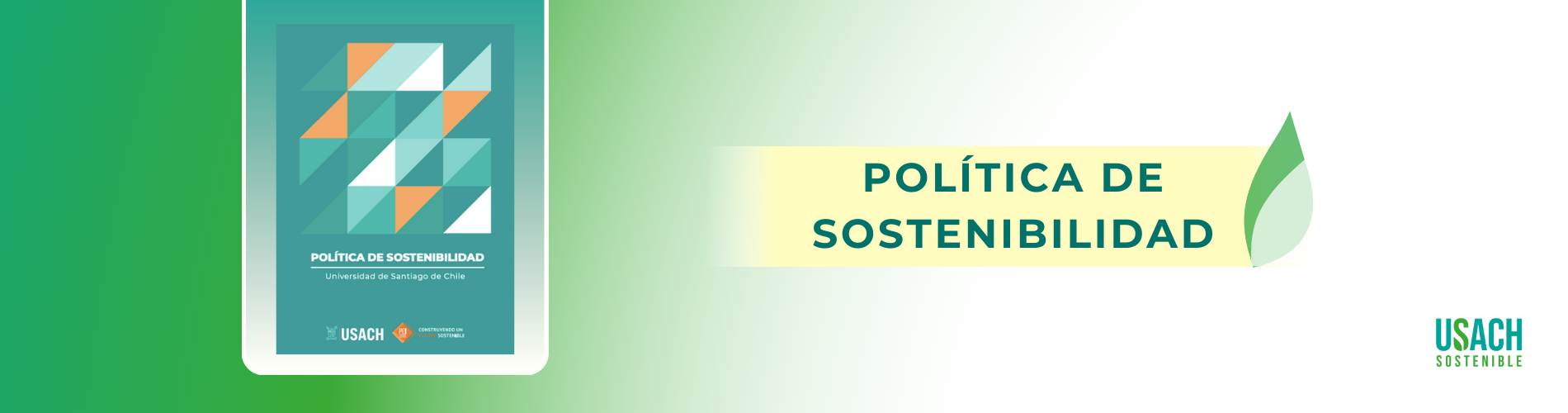 Imagen portada Política de Sostenibilidad USACH
