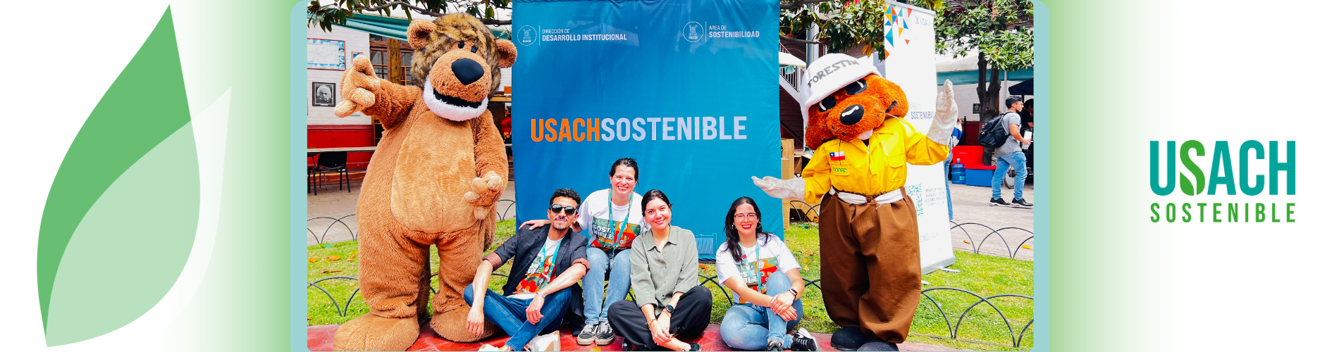 Fotografía equipo de trabajo Usach Sostenible (Área de Sostenibilidad - DDI USACH)