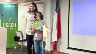 La estudiante Noah Buccolini de la PUCV fue distinguida como experta en clima por el Comité Evaluador